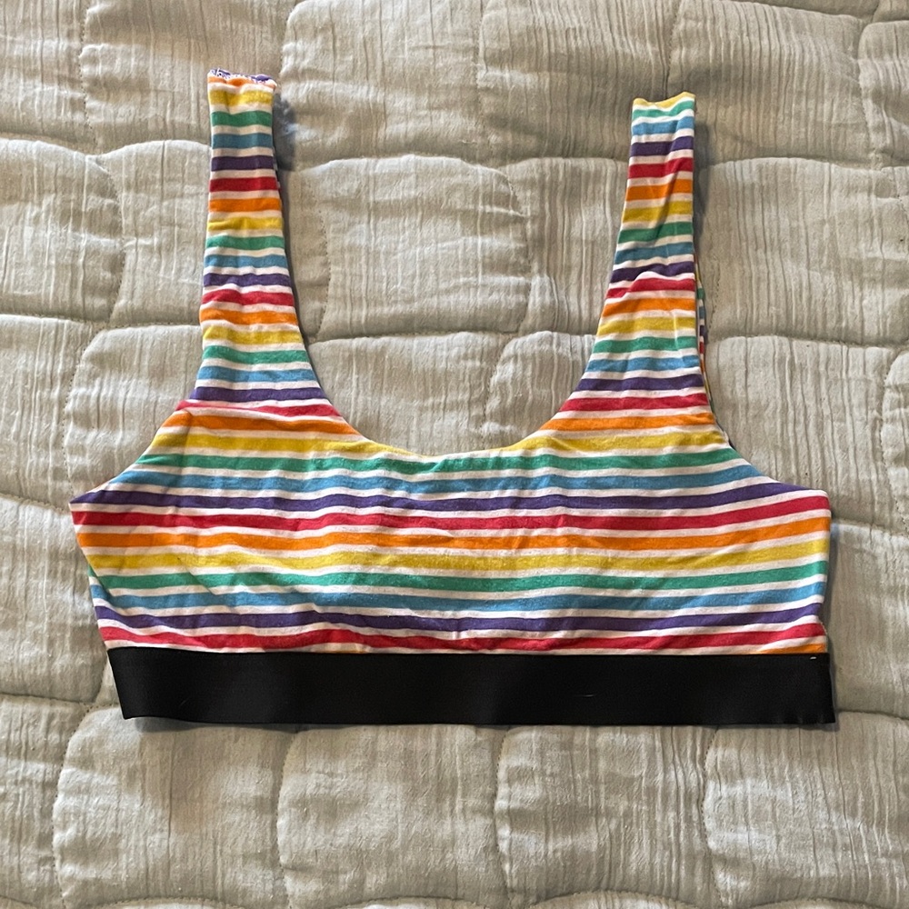 MeUndies Multicolor Striped Top